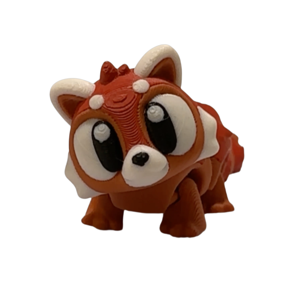 Articulated Red Panda Figurine | Flexi 3D Print view 8