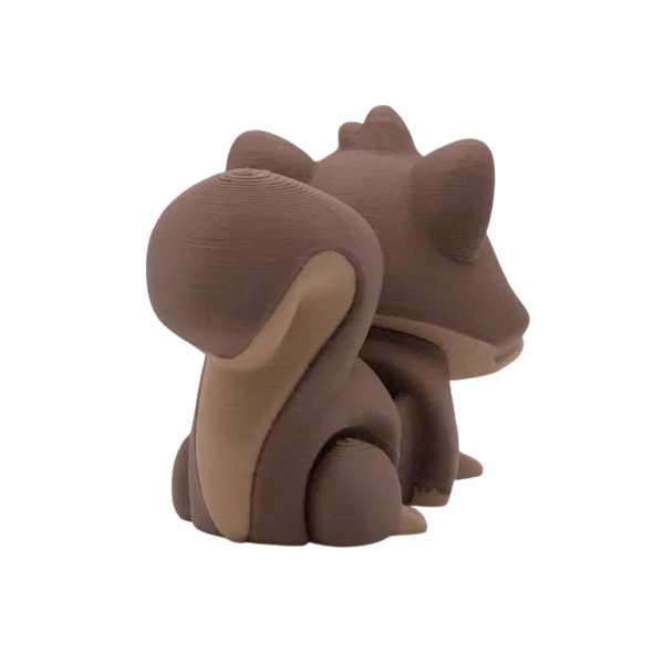 Flexi Squirrel | 3D Printed Squirrel Figurine view 8