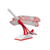 Red Baron biplane figurine 3D printed aviation collectible by STLFlix