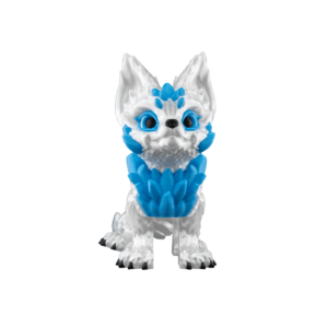 Glacial Fox 3D printed fox figurine by STLFlix in a smooth arctic-inspired finish
