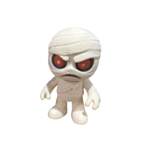 3D printed mummy figurine for Halloween decor and spooky shelf decor