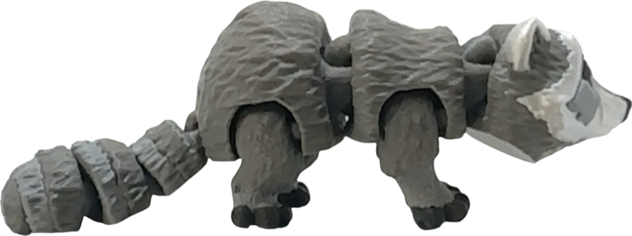 02-camo-screenshot-2025-10-26-14-52-13-no-bg Articulated Raccoon Figurine | Mini 3D Printed view 2