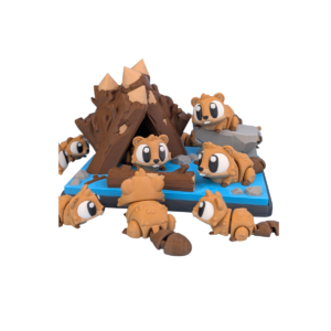 Articulated Beaver Figurine | Flexi Beaver by 3DGOB view 2
