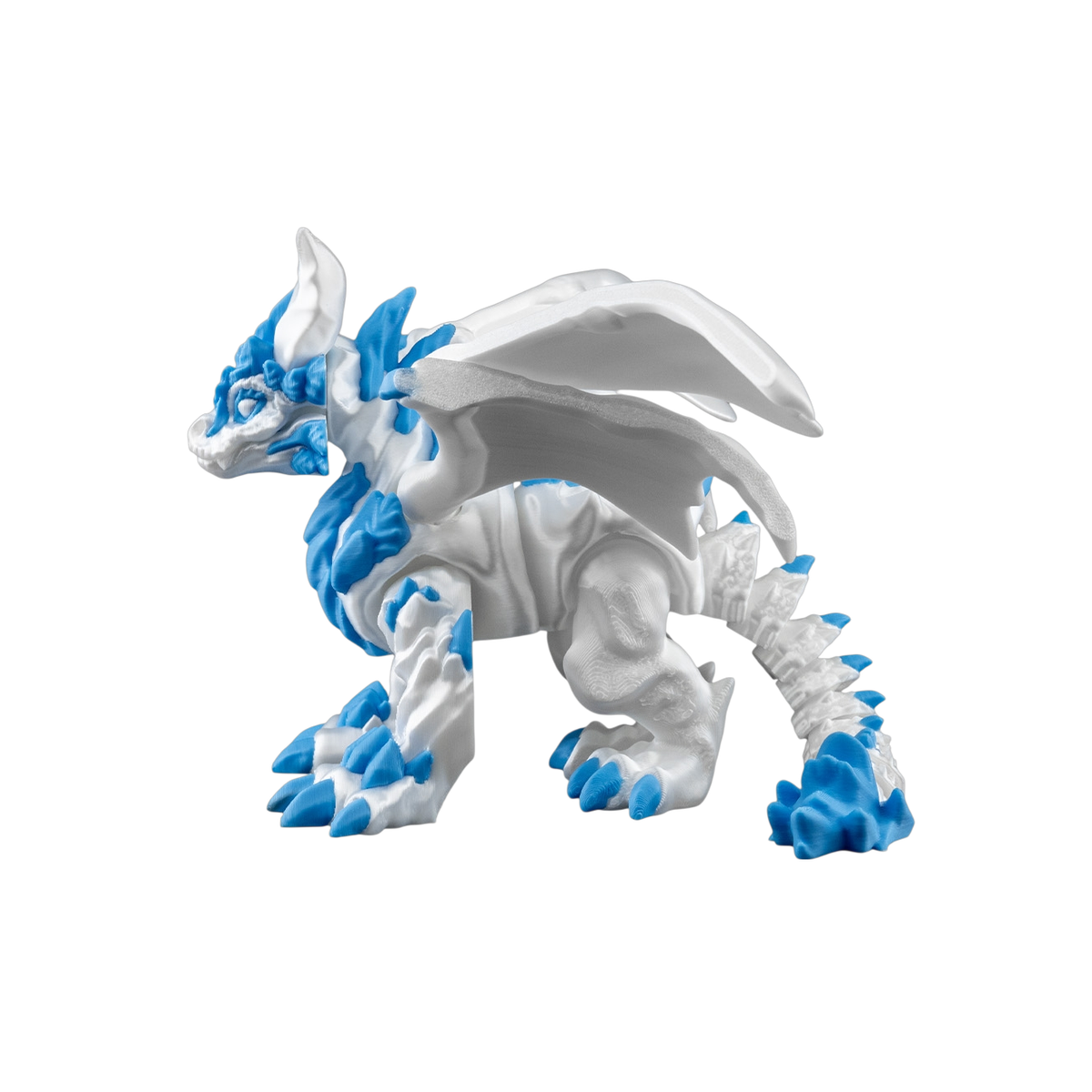 02-frosty-dragon-wb-3-79f7daec95-no-bg 3D Printed Dragon Figurine – Frosty Dragon view 2