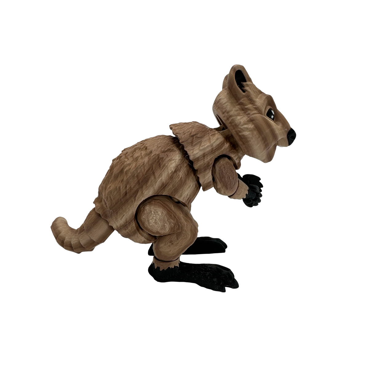 02-img-1267-heic-no-bg 3D Printed Quokka Flexi Figurine view 2