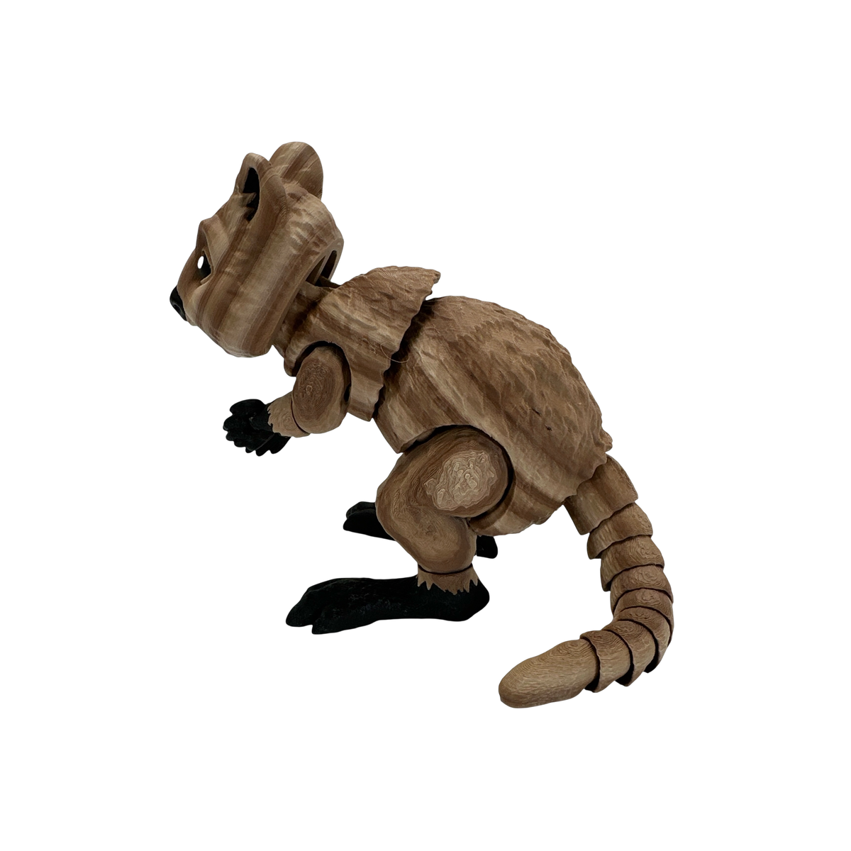 03-img-1266-heic-no-bg 3D Printed Quokka Flexi Figurine view 3