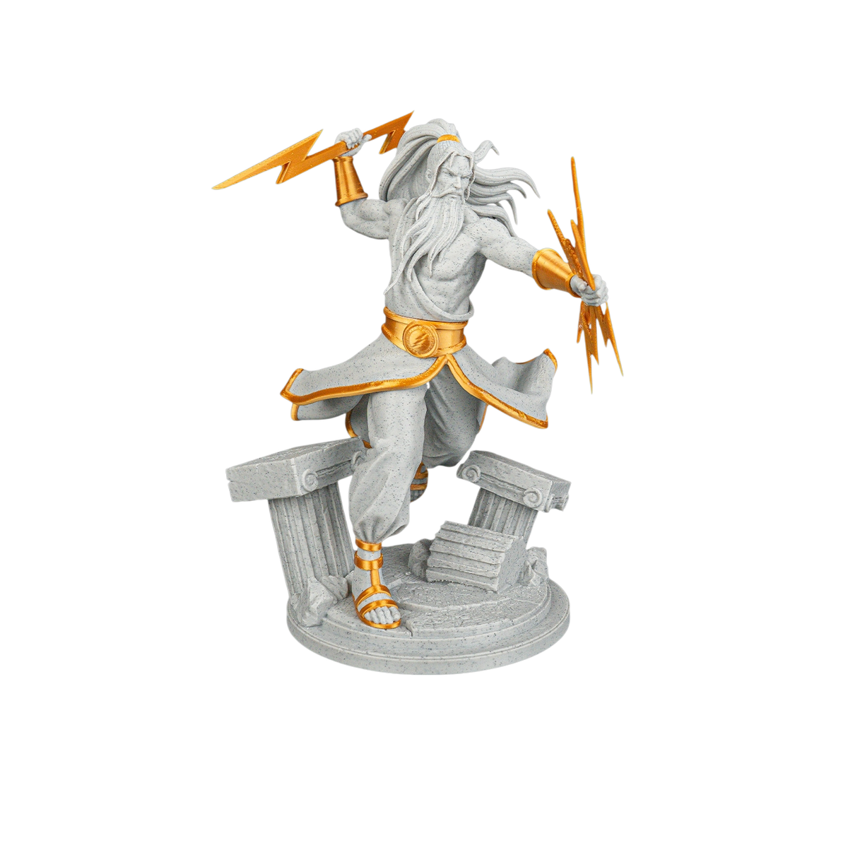 03-zeus-04-no-bg Zeus Figurine by STLFlix | Greek God Decor view 3