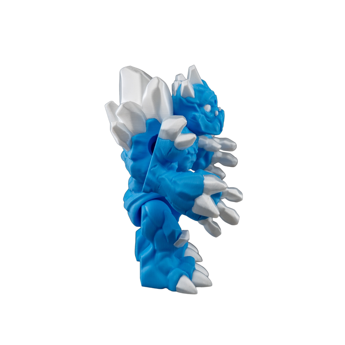 04-3-wb-4e8626e04b-no-bg Ice Golem Figurine | 3D Printed Fantasy Decor view 4