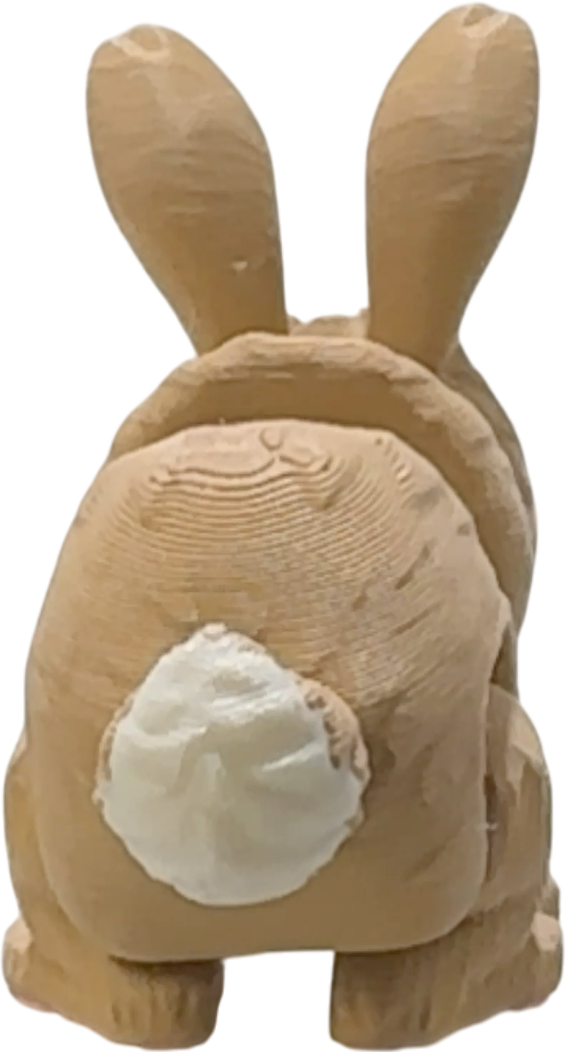04-camo-screenshot-2025-10-26-14-55-03-no-bg Mini Bunny Figurine - 3D Printed Flexi Bunny view 4