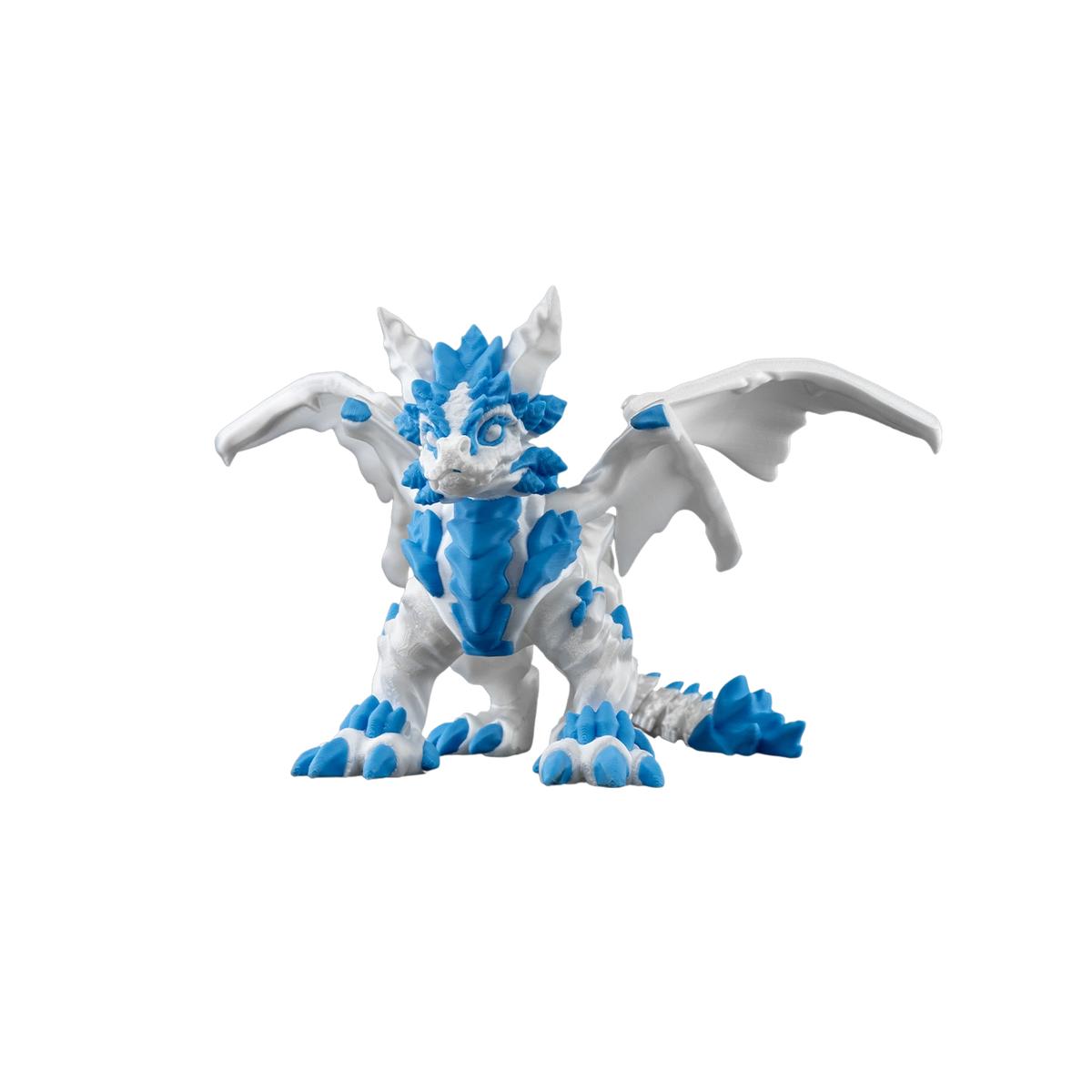 04-frosty-dragon-2-0415e6dae8-no-bg 3D Printed Dragon Figurine – Frosty Dragon view 4