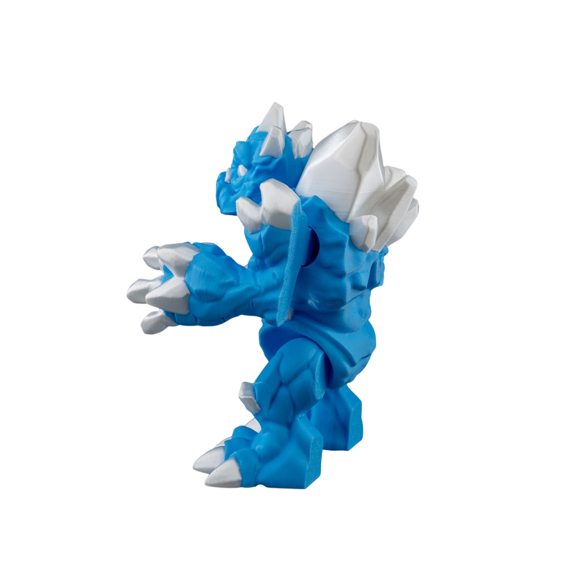 05-5-624e403961-no-bg Ice Golem Figurine | 3D Printed Fantasy Decor view 5