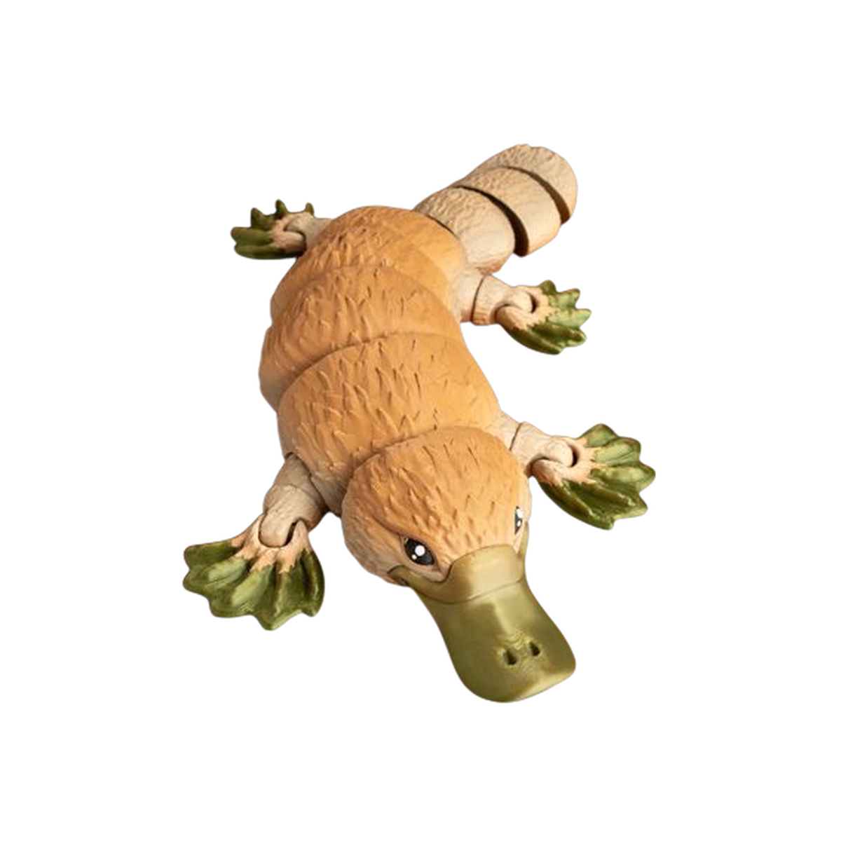 05-cults3d-11-no-bg Articulated Platypus 3D Print Desk Buddy view 5