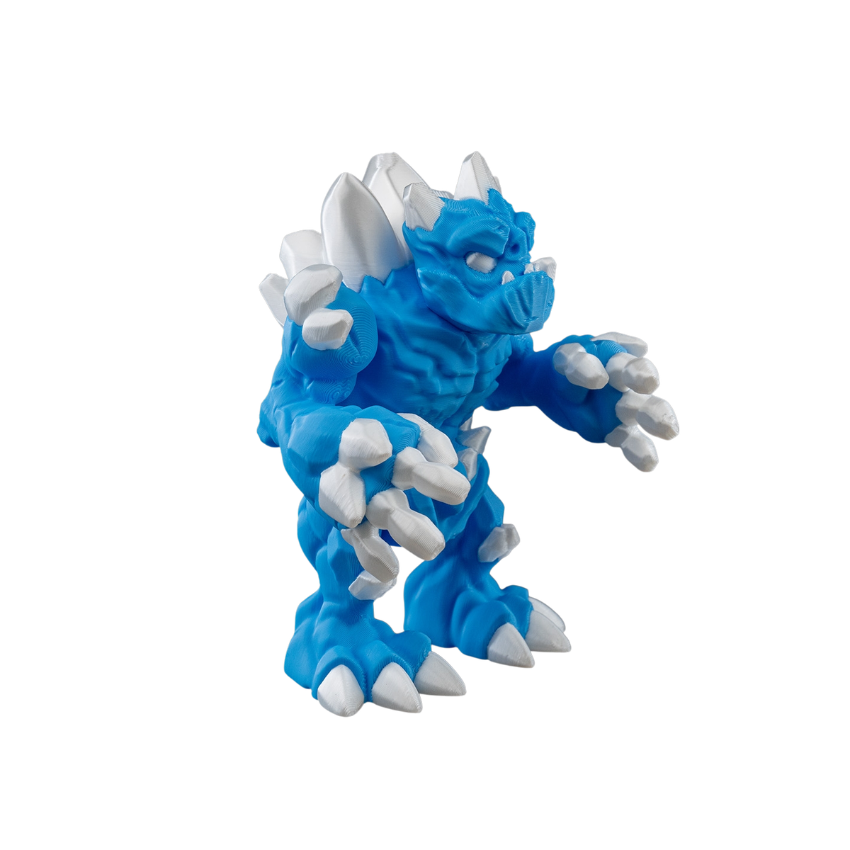 06-2-5526324ac1-no-bg Ice Golem Figurine | 3D Printed Fantasy Decor view 6