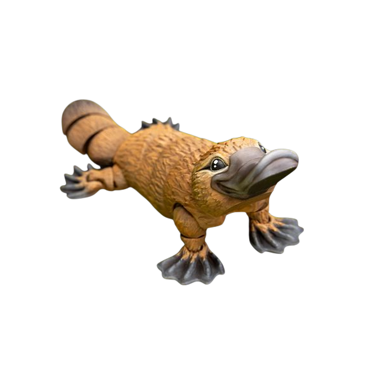 06-cults3d-02-no-bg Articulated Platypus 3D Print Desk Buddy view 6