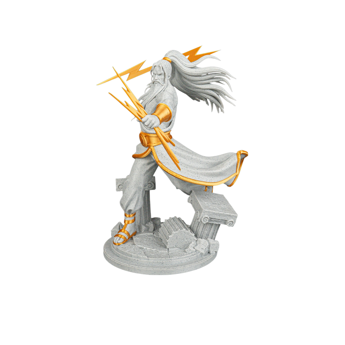 06-zeus-03-no-bg Zeus Figurine by STLFlix | Greek God Decor view 6