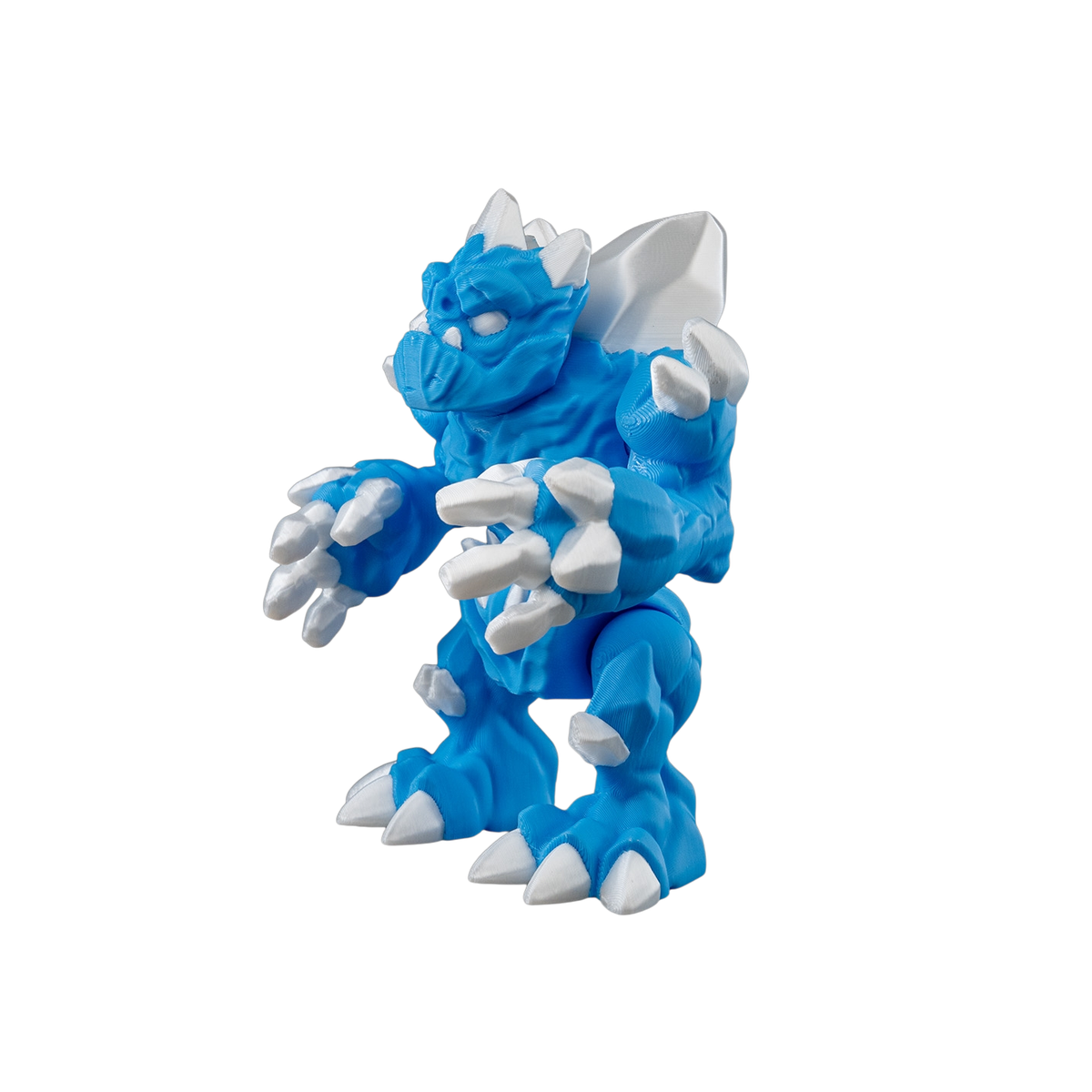 07-6-wb-077bb418f9-no-bg Ice Golem Figurine | 3D Printed Fantasy Decor view 7