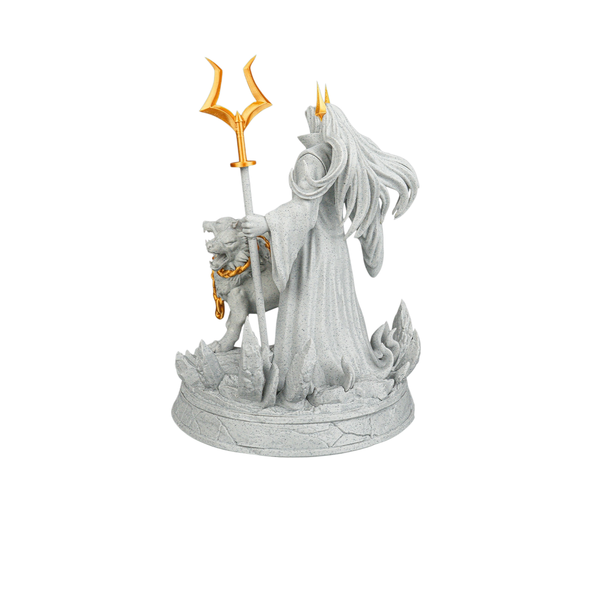 09-hades-08-no-bg Hades Statue - Greek Mythology Figurine view 9