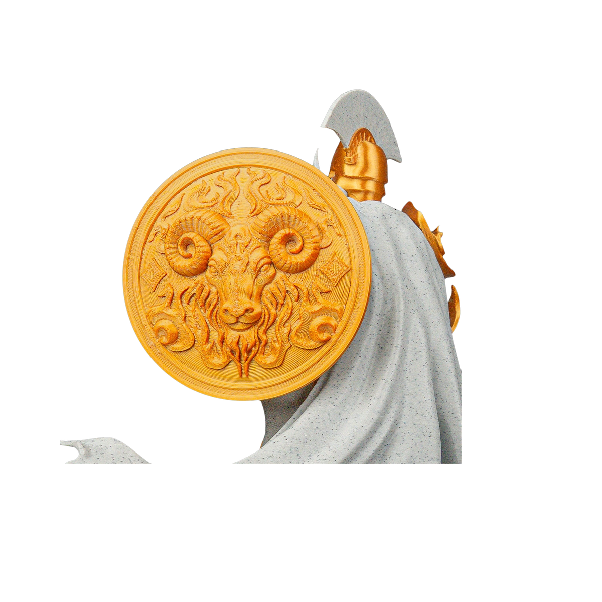 12-ares-09-no-bg Ares Greek God Figurine | 3D Printed Statue view 12