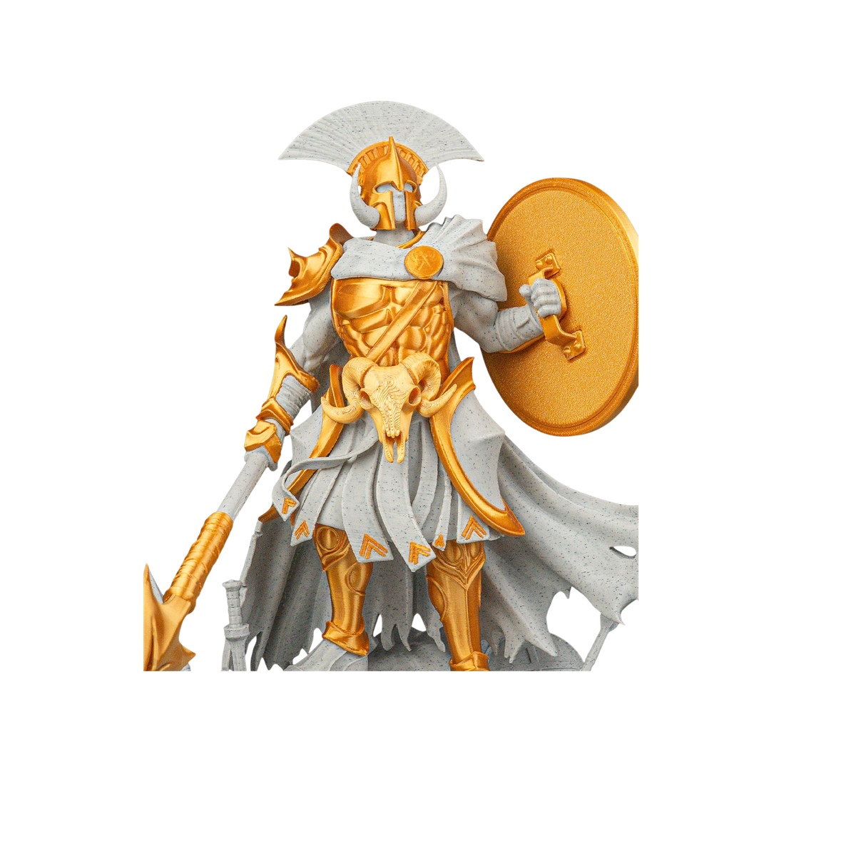 13-ares-08-no-bg Ares Greek God Figurine | 3D Printed Statue view 13