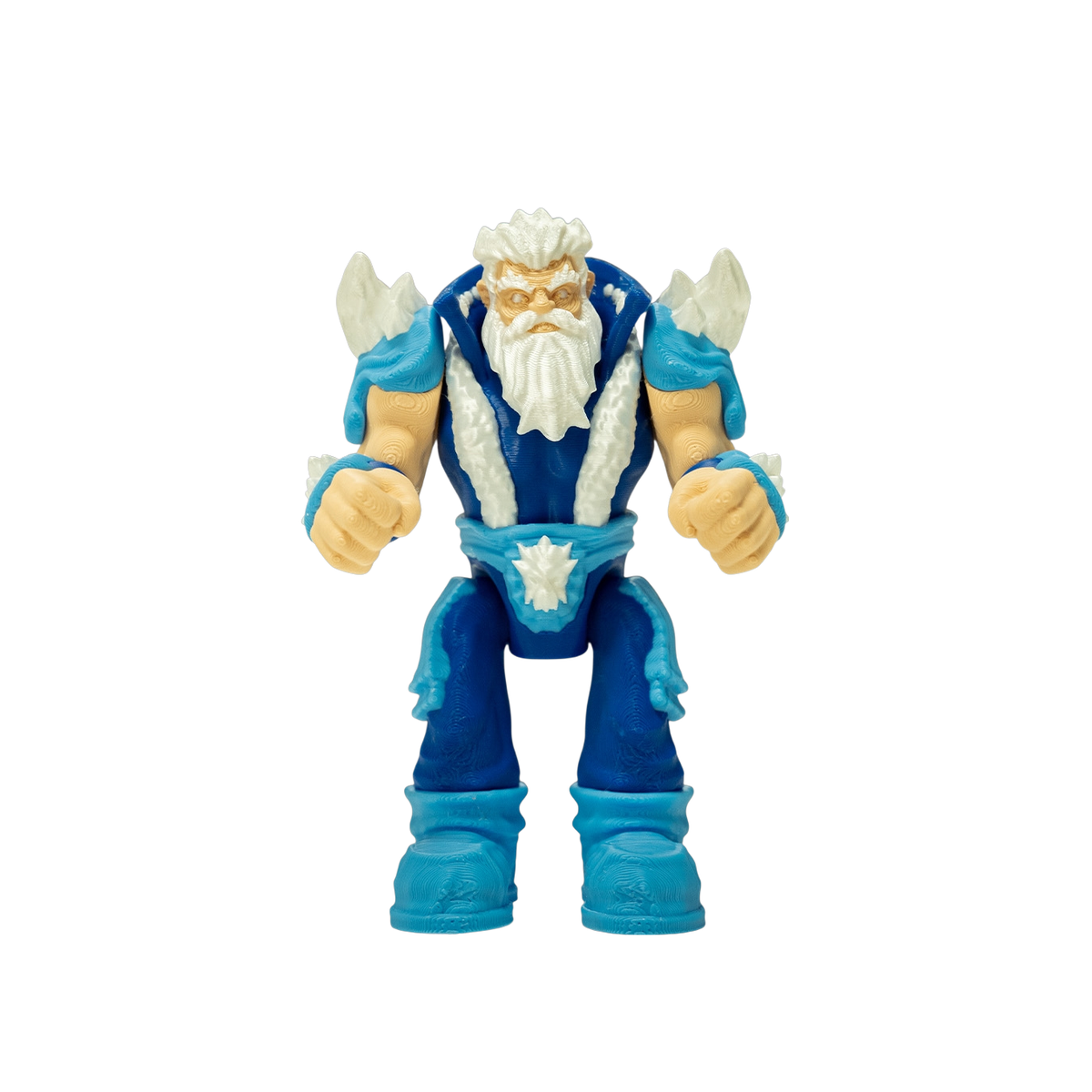 16-8-b7f262d1e2-no-bg 3D Printed Santa Figurine - General Claus Decor view 16