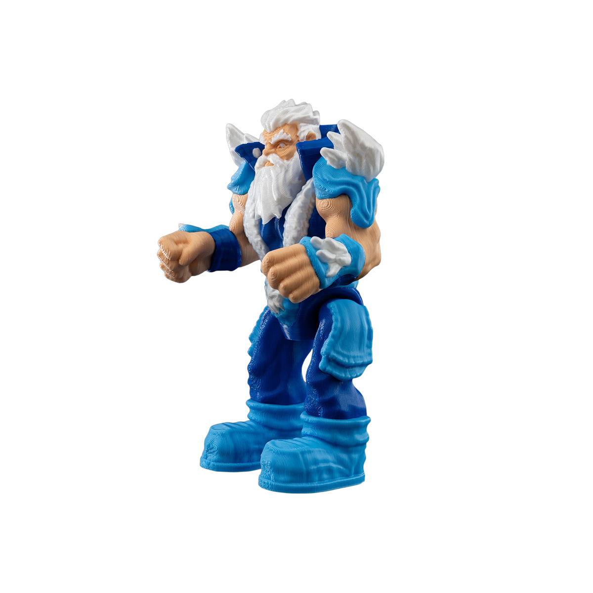 25-6-wb-725acb1044-no-bg 3D Printed Santa Figurine - General Claus Decor view 25