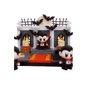 Dracula Castle Playset 3D printed gothic castle decor by 3DGOB