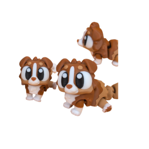 Australian Shepherd Articulated Dog Figurine view 2