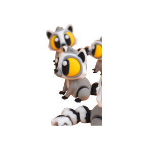 Articulated Lemur Figurine | Flexi 3D Decor view 2