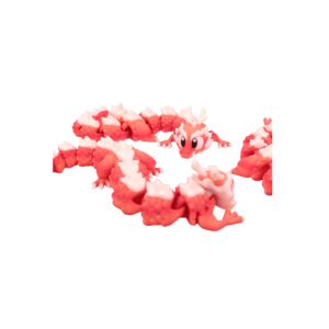 Articulated Dragon Figurine | 3D Printed Decor view 2